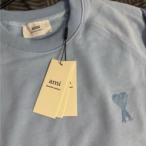 AMI De Coeur Sweatshirt Sky Blue
